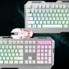 Zebronics Zeb-Transformer Gaming Keyboard and Mouse Combo (USB, Braided Cable) White with Silver - Image 2