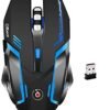 Offbeat RIPJAW 2.4Ghz Rechargeable Wireless Gaming Mouse, Silent Click Buttons Mouse - 7D Buttons, DPI : 1600,2400,3200, Mice for PC/Laptop/Smart TV/Mac(Light Weight)