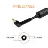 45Watt Laptop Charger/Adapter Without Power Cord Compatible with Lenovo Laptops (20V/2.25A, 45Watt) (Pin Size: 4.0 x 1.7mm) (BIS Certified) - Image 3