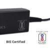 Zebronics ZEB-LA453019590H 90W Laptop Adapter with 4.5X 3mm Connector - Black - Image 4