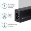 Zebronics ZEB-LA453019590H 90W Laptop Adapter with 4.5X 3mm Connector - Black - Image 3