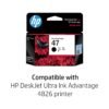 HP 47 Black Original Ink Cartridge - Image 6