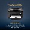 Foxin FTC 88A/CC388A Laser Toner Cartridge Compatible for HP Laserjet Printer M1136, MFP, P1007, P1106, P1108, P1008, M1213nf, MFP, M126nw MFP, M1218nfs, M128fw MFP, M128fn, MFP, M226DW, M226DN - Image 2