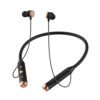 Bluetooth 5.0 Wireless Headphones For OnePlus 10R Original Deep Bass, Ergonomic Design, IPX4 Sweat/Waterproof Neckband, Magnetic Earbuds, Voice Assistant, Passive Noise Cancelation & Mic | Bluetooth Wireless in Ear Earphones Playback, 12mm Drivers, IPX5, Magnetic Eartips, Integrated Controls and Lightweight Design with Mic- Black, 60 Hours