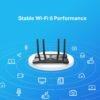 TP-Link WiFi 6 AX1500 Mbps Archer AX10,Smart WiFi,Triple-Core CPU, Gigabit, Dual-Band OFDMA, MU-MIMO, Compatible with Alexa, Wireless Router,Black - Image 4