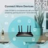 TP-Link WiFi 6 AX1500 Mbps Archer AX10,Smart WiFi,Triple-Core CPU, Gigabit, Dual-Band OFDMA, MU-MIMO, Compatible with Alexa, Wireless Router,Black - Image 8