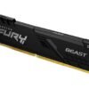Kingston FURY 8GB 3200MHz DDR4 CL16 DIMM Fury Beast Black, Non RGB (KF432C16BB/8) - Image 3