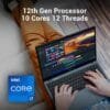 ZEBRONICS PRO Series Z NBC 5S, Intel Core 12th Gen i7 Processor 16GB RAM & 1TB SSD Laptop, 15.6 Inch (39.6CM), IPS 180° Display, Dolby Atmos, 38.5Wh Large Battery, Windows 11, Midnight Blue, 1.76 Kg - Image 4