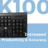HP K100 Wired Keyboard, Quick, Comfy and Accurate, USB Plug & Play Setup,LED Indicators(7J4G1AA) - Image 3