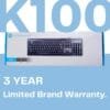 HP K100 Wired Keyboard, Quick, Comfy and Accurate, USB Plug & Play Setup,LED Indicators(7J4G1AA) - Image 6