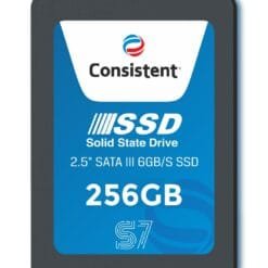 Consistent 2.5" 256GB SSD (CTSSD256S6) with SATA III Interface, 6Gb/s Read/Write Speed Upto - 552/500 MB/s, 5 Years Warranty