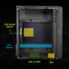 Zebronics Zeb-Zium Mid-Tower Gaming Cabinet - Image 8