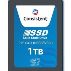 Consistent 2.5" 1TB SSD with SATA III Interface, 5 Years Warranty.