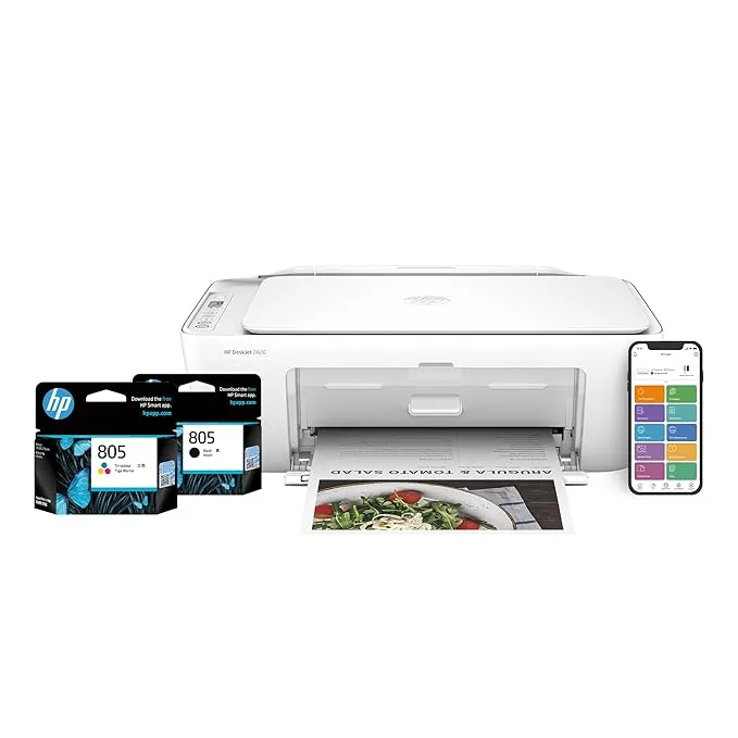 HP Deskjet 2820 WiFi Colour Printer - Print/Scan/Copy Ideal for Home, White Visit the HP Store