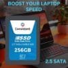 Consistent SSD 256GB 2.5 Inch SATA Internal SSD - Read: 550MB/s & Write: 500MB/s - Solid-State Drive 5 Year Warranty (256, GB) - Image 3