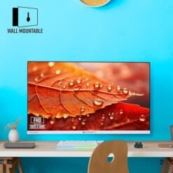 Alternative view of ZEBRONICS EA124 LED Monitor, 24 inch (60.4cm), 250 nits, 100Hz, FHD, 1920x1080, HDMI, VGA, Ultra Slim Bezel, Built-in Speakers, Metal Stand, Wall Mountable