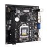 ZEBRONICS H61-NVMe Micro-ATX Motherboard for LGA 1155 Socket, Supports Intel 2nd & 3rd Generation Processors, M.2 Slot, 5.1 Audio, DDR3 1600 MHz, Ports (RJ45 | SATA | USB | HDMI) - Image 2