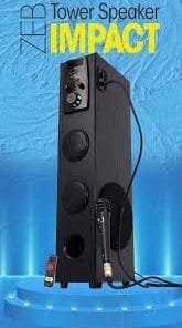 Alternative view of ZEBRONICS ZEB-IMPACT 50 W Bluetooth Tower Speaker  (Black, Mono Channel)