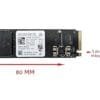 OEM Standard 256 GB NVMe SSD with PCIe 4.0 x4 support and high-speed performance. Great for laptops and desktops that support M.2 2280 form factor. M.2 PCI-e GEN 4X4 NVME SSD Internal Solid State Drive 80mm 2280 Form Factor M Key - Image 2