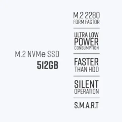 Alternative view of M.2 NVMe SSD ZEB-MN52