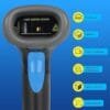 Zebronics, ZEB-BS1H1000 1D Laser Handheld Barcode Scanner Supports USB connectivity and Comes with an inbuilt Buzzer & LED Indicator - Image 4