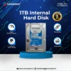 Consistent 1 TB SATA Internal Hard Drive, 3.5 Inch,