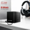 Kube 5W Portable BT 5.3V Speaker With In-Built Mic- Black (LBS-702) - Image 2