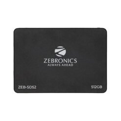 ZEBRONICS ZEB-SD52 SSD 512GB, SATA II and SATA III Interface, QLC, Silent Operation
