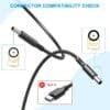 PROCARE Power Cable & Dell Original Laptop Charger Slim Pin 19.5v 3.34a, Laptop Charger AC Power Adapter 4.5mm Tip - 65 Watt, PN: G6J41, 0G6J41, MGJN9, 43NY4, GG2WG, 2D1TJ, W1N63, KPVMF; 8XW1N - Image 4