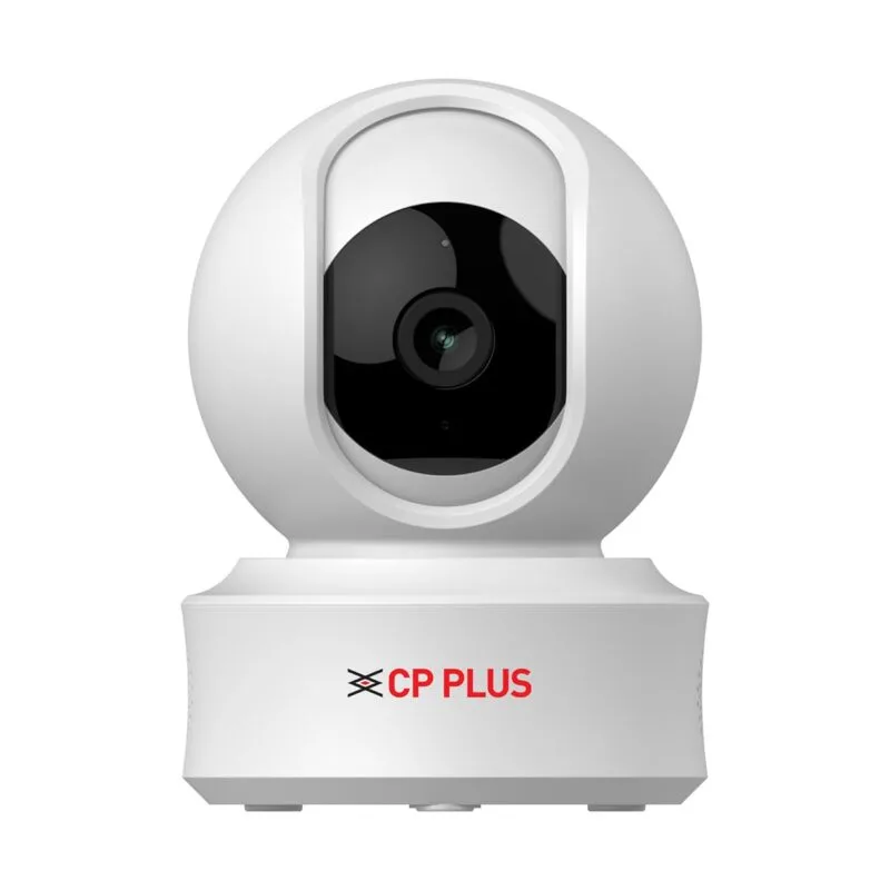 CP Plus EzyKam+ CP-E28Q 2MP Full HD Smart Wi-Fi PT Camera | 360° View, Motion Tracking, 2-Way Talk, 15m Night Vision & Google/Alexa Support