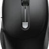 HP M090 Wireless Mouse with 2.4GHz USB Receiver | 1600 DPI Optical Tracking, Compact & Ambidextrous Design, Black