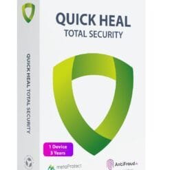 Quick Heal Total Security - 2 Users, 1 Year (Physical Box) | Advanced Antivirus, Ransomware Protection & Safe Banking