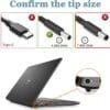 PROCARE Power Cable & Dell Original Laptop Charger Slim Pin 19.5v 3.34a, Laptop Charger AC Power Adapter 4.5mm Tip - 65 Watt, PN: G6J41, 0G6J41, MGJN9, 43NY4, GG2WG, 2D1TJ, W1N63, KPVMF; 8XW1N - Image 3
