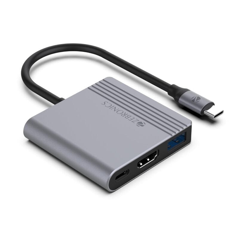 ZEBRONICS TA150 PRO 3 in 1 Type C Multiport