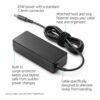 HP 65W Laptop Charger (18.5V 3.5A) with 7.4mm x 5.0mm Round Big Pin for HP EliteBook 8440p, 8460p, 8470p, 2540p & ProBook Series