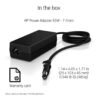 HP 65W Laptop Charger (18.5V 3.5A) with 7.4mm x 5.0mm Round Big Pin for HP EliteBook 8440p, 8460p, 8470p, 2540p & ProBook Series - Image 4