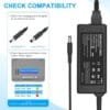PROCARE Power Cable & Dell Original Laptop Charger Slim Pin 19.5v 3.34a, Laptop Charger AC Power Adapter 4.5mm Tip - 65 Watt, PN: G6J41, 0G6J41, MGJN9, 43NY4, GG2WG, 2D1TJ, W1N63, KPVMF; 8XW1N - Image 5