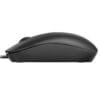 RAPOO N100 Wired USB Mouse, 3 yr Warranty, 1600 DPI Optical Tracking, Ambidextrous PC/Mac/Laptop - Black - Image 2