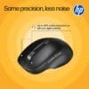 HP M090 Wireless Mouse with 2.4GHz USB Receiver | 1600 DPI Optical Tracking, Compact & Ambidextrous Design, Black - Image 4