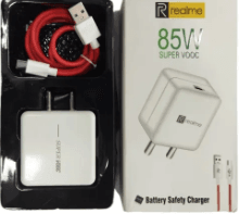 realme 85W Super VOOC Battery Safety Charger with Adaptor and Type-c Data Cable