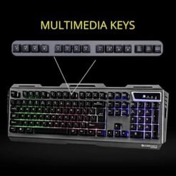 Alternative view of Zebronics Gaming Keyboard and Mouse