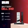 Teksus TEKDELL3451 4 Cell Laptop Battery