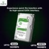 Matrix 500GB SATA Hard Disk Drive 3.5 Inch – High-Speed 7200RPM HDD for Desktop, CCTV - Image 3