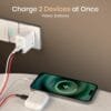 Portronics Adapto 35B Dual Port 35W Fast Charger (Type-C PD + USB Mach) - Image 2
