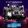 Consistent H-110 Motherboard 7th & 8th Gen i3, i5, i7, DDR4 Slots - Image 2