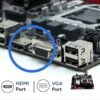 Consistent H-110 Motherboard 7th & 8th Gen i3, i5, i7, DDR4 Slots - Image 3