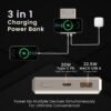 Portronics Luxcell MagClick 10k 10000 mAh 15W Magnetic Wireless - Image 4