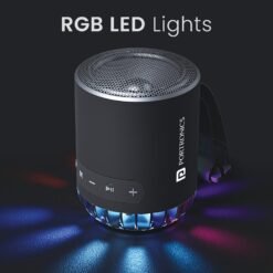 Alternative view of Portronics Soundpot Pro 20W Portable Bluetooth Speaker with in Built Mic, Immersive Sound, Upto 5 Hours Playtime, Ambient LED Light, TWS Mode, Bluetooth V5.3, USB Port, Type C Fast Charging(Black)