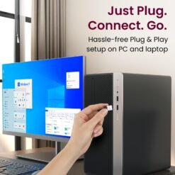 Alternative view of Portronics Wiplug 150 WiFi USB Mini Adapter Supports Wireless Data Upto 150 Mbps, Hotspot Adaptor, IEEE 802.11 b/g/n Support,Advanced WPA/WPA2 Security Encryption, Plug & Play Setup (Black)