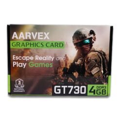 GT730 4GB DDR3 128-Bit Graphics Card | PCIe 2.0 x8 GPU | HDMI, DVI & VGA | DirectX 12 | 4K Display Support | Desktop Graphics Card for Gaming, Video Editing & Multimedia